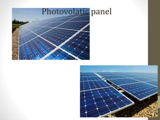 Photovolatic panel
 
