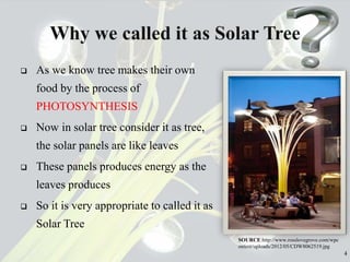 POWERPOINT PRESENTATION ON SOLAR TREE | PPTX