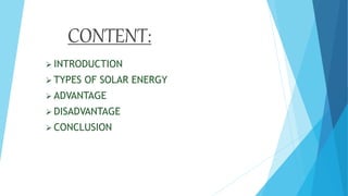 Solar energy is renewal source of energy by Suraj | PPTX