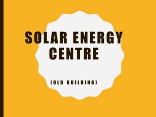 NATIONAL INSTITUTE OF SOLAR ENERGY