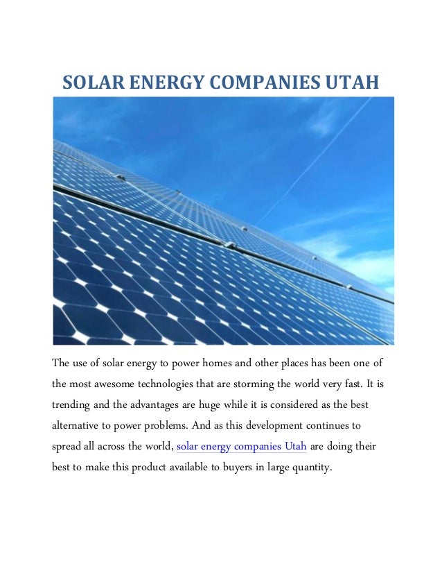 solar power companies