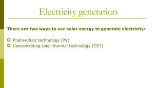 Solar energy | PPT
