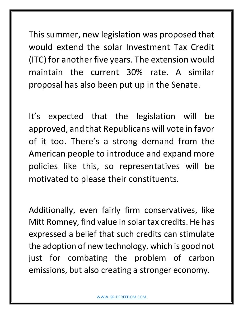 Will Federal Solar Tax Credits Be Extended?