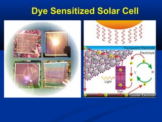 Dye Sensitized Solar Cell
 
