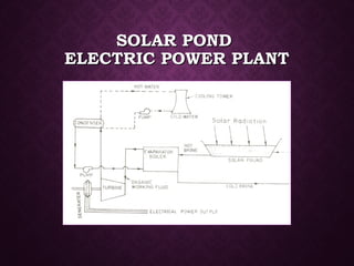 SOLAR PONDSOLAR POND
ELECTRIC POWER PLANTELECTRIC POWER PLANT
 