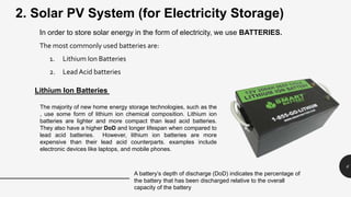 Solar energy storage methods | PPTX