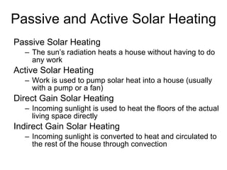 Solar Heating Systems | PPT