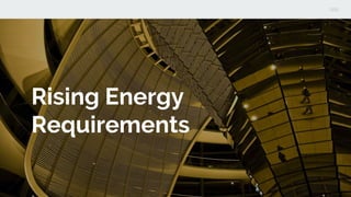 Rising Energy
Requirements
 