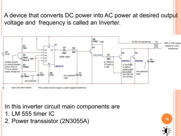 Solar inverter with autosynchronization using microcontroller | PPSX