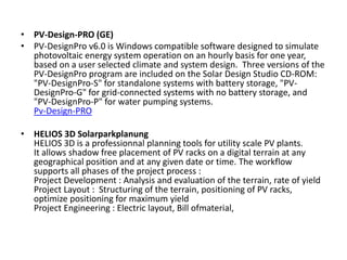 Solar Irradiance Data Sources Software