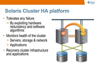 Solaris cluster roadshow day 1 sales overview | PPT