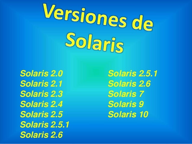 Resultado de imagen para imagenes de solaris