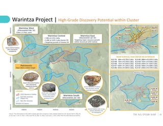 15
TSX: SLS; OTCQB: SLSSF
Warintza Project | High-Grade Discovery Potential within Cluster
Quartz-Monzonite Porphyry
with stockwork veining
and 0.8% chalcocite
Quartz-Monzonite Porphyry
with chalcopyrite,
molybdenite grading
0.6% Cu
Diorite with chalcopyrite
veinlets, and covellite/
brochantite matrix
grading 0.4% Cu
Quartz-Diorite Porphyry
with chalcopyrite,
molybdenite
Source: The information in this slide is based upon the Company’s news releases dated Jan 18, Feb 28, April 4, May 26,
Jul 20, Sep 7, Oct 13, Dec 5, 2022 and Feb 13, Mar 13, May 2 and June 1, 2023, other than the 2022 Resource Outline.
Diorite Porphyry with strong
potassic alteration and
2% chalcopyrite
 