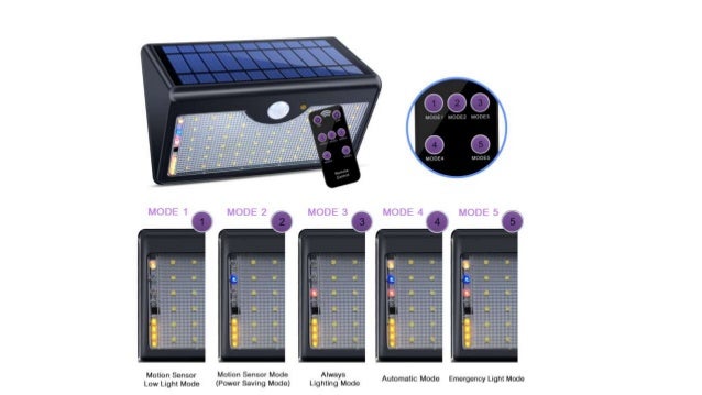 Revolution 60led Solar Lights Outdoor With Remote Control