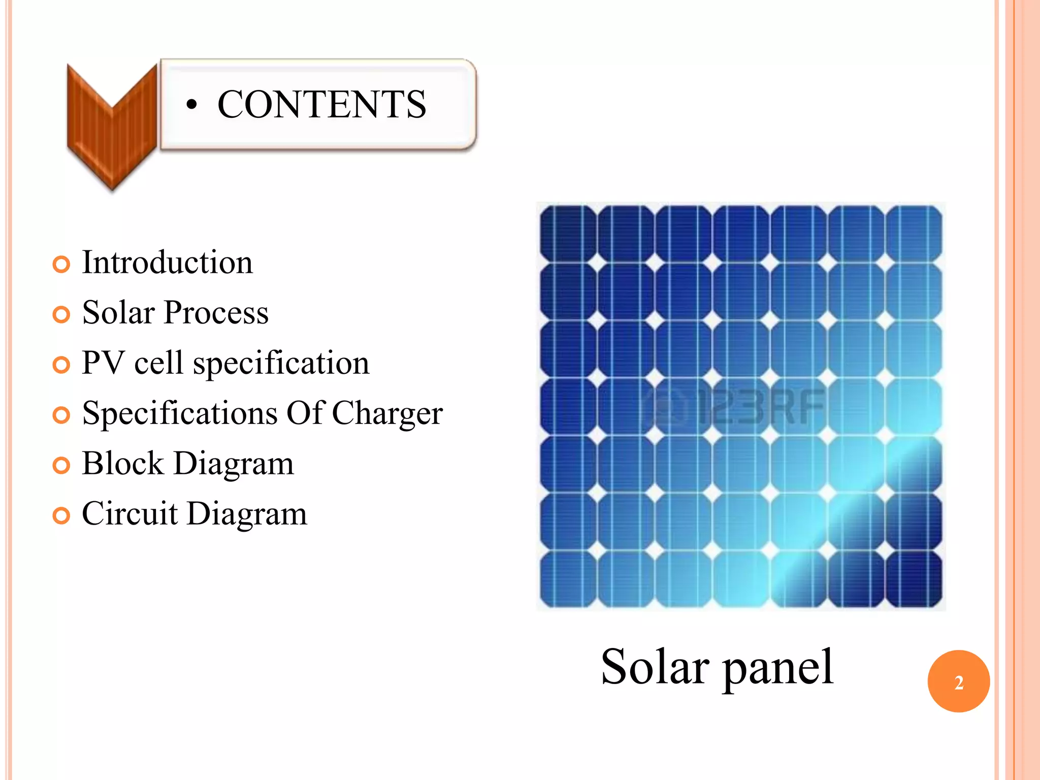 Solar Mobile Charger PPT PPT