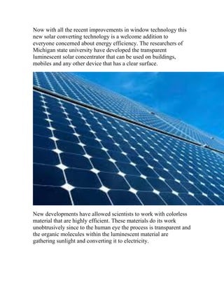 Colorless Solar Panel Solar panel blueprint | PDF