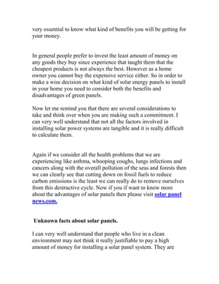 Solar Panel Statement Example Solar panel blueprint | PDF