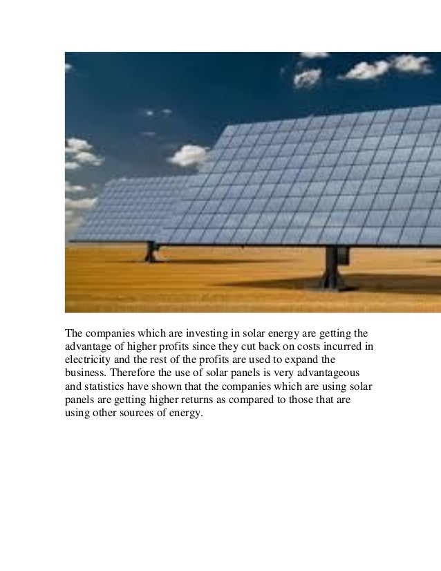 Solar panel blueprint