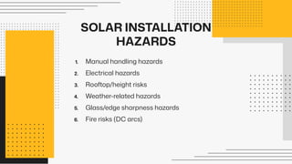 Solar Installation Risks Solar Panel Handling, Installation & PPE Training (1).pdf