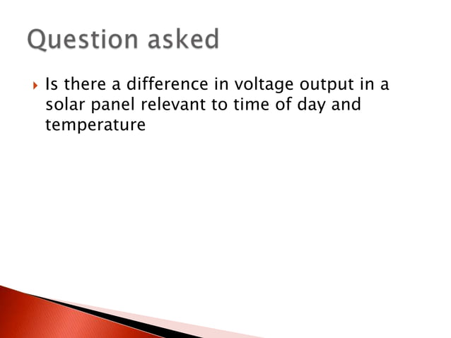 Solar panel optimization | PPTX