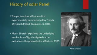 Solar panel presentation | PPTX