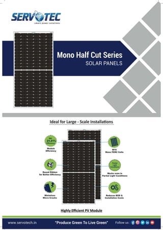 Servotech Solar Panels Catalog