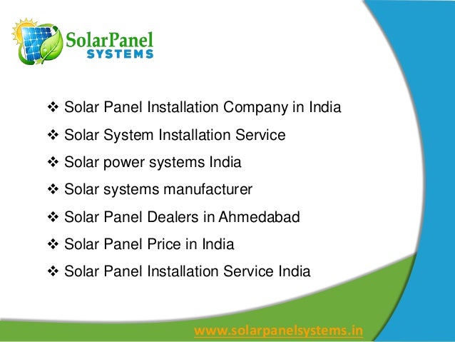 Solar Panel Systemsmanufacturerexporterindia