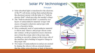 Solar power and current solar energy technologies unit 2 | PPT