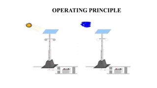 Solar powered led street light with intensity | PPTX