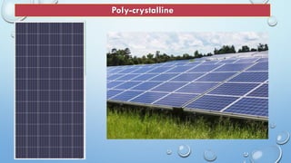 Poly-crystalline
 