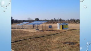 Sl no Item Description Make Quantity
1 Solar Photovoltaic Plant, make: Waaree Energies 5200 WP
2 Hot Dipped Galvanized PV Mounting structure with civil
foundation
1 Set
3 Double door IP54 CPRI Tested Electrical panel with
Changeover switch
Panel
Greenovera / Changeover make: Hager 1 no
4 VFD with MCB and SPD Schneider Electric 1 Set
5 Data Logger with Power Supply Greenovera 1 Set
6 Earthing set TATA/Reputed 2 nos
7 Lightning Arrester with Isolator, TATA/Reputed 1 Set
8 UV Protected 4 Sq mm DC Cable make Polycab 6 Mtr
9 2.5 sq mm 3 core Flat AC Cable including HDPE Conduit
make:
Polycab 50 Mtr
10 Nut bolts, MC4 connectors, Cable tie 1 Set
11 GI wire with PVC conduit 20 Mtr
12 Surface Pump, make: Texmo/Equivalent 1 no
13 Pump Canopy 1 Set
14 Pump fittings As Required
15 Flexible pipe for Suction Make Diamond 10 Mtr
16 Pipeline and its necessary fittings S N polymer or Jain 1 Job
17 PVC coated wire mesh chain link fencing 1 Set
 