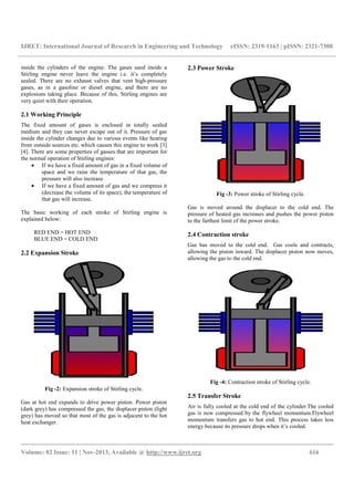 Solar powered stirling engine driven water pump | PDF