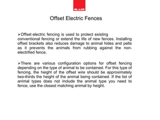 Offset Fencing Solar Power Fencing solutions from Blaze Automation | PPT
