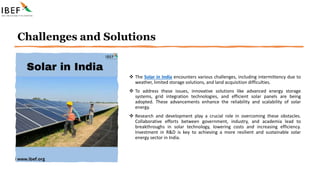 Solar Power in India - A Growing Force in the Renewable Energy Sector ...