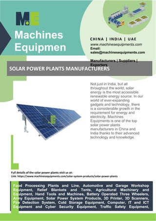 Solar Power Plants Manufacturers.pdf