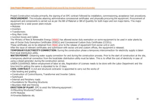 SOLAR PROJECT MANAGEMENT | PDF