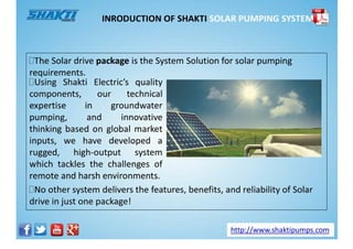 Solar Pumping System