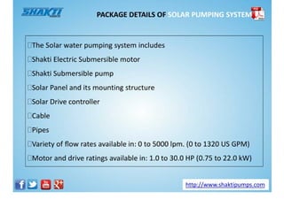 Solar Pumping System