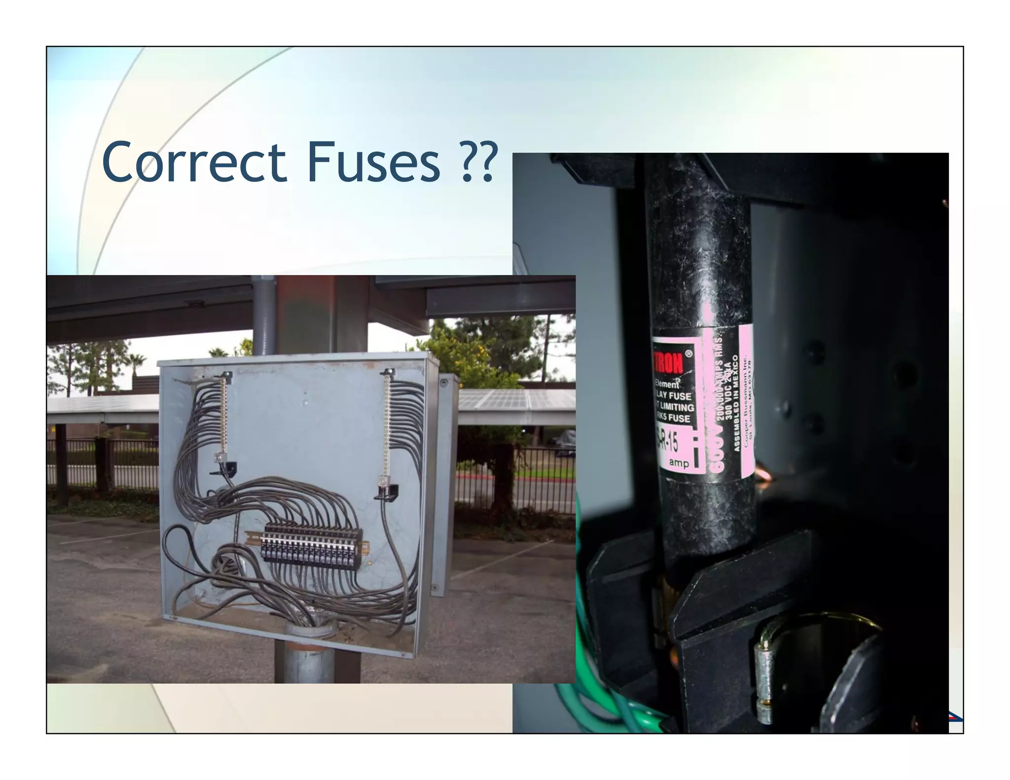 Correct Fuses ??
 