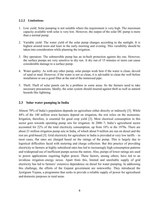Solar PV System for pumping: a survey | PDF