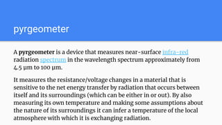 Pyrgeometer Ridder Solar radiation saliter 1306770119596 | PDF
