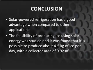 Solar Refrigeration | PPT