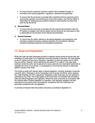CEC Solar Retailer Code of Conduct | PDF