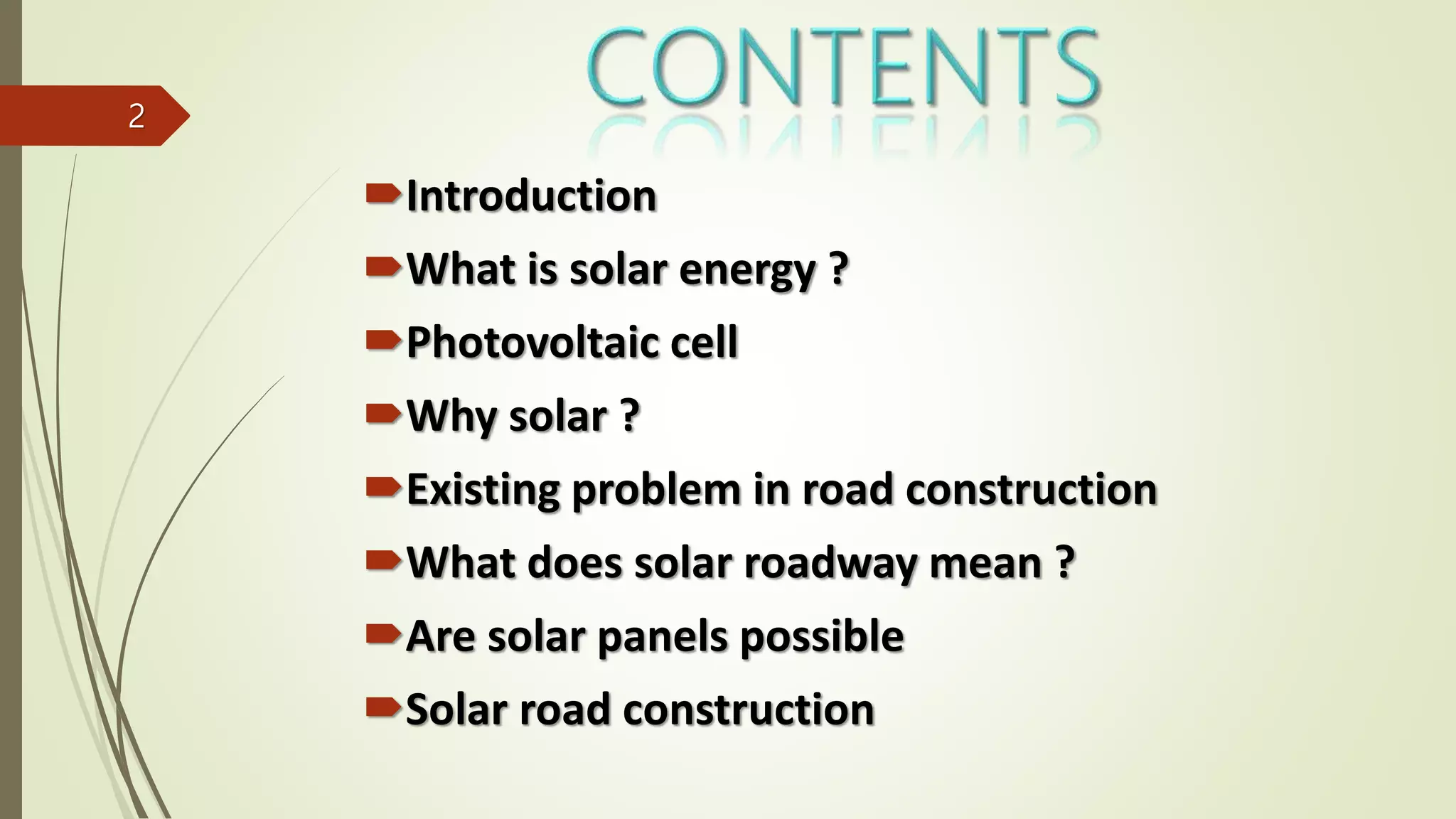 Solar Roadways PPT | PPTX