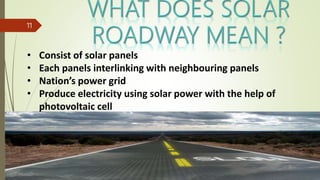 Solar Roadways PPT | PPTX