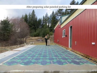 After preparing solar paneled parking lot
27
 