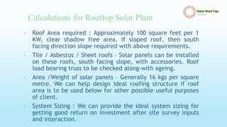 Solar rooftop in bangalore | PPTX | Gas and Electric | Home Utilities