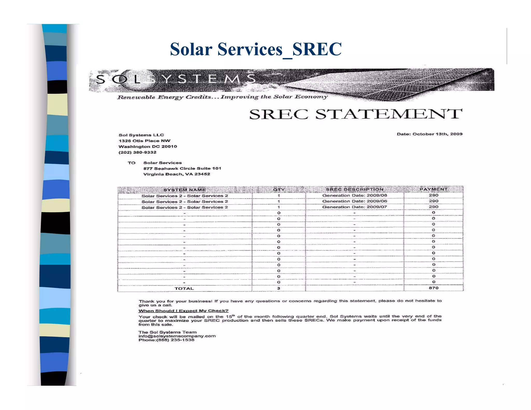 Solar Services_SREC
 