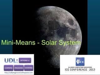 Mini-Means - Solar System

 