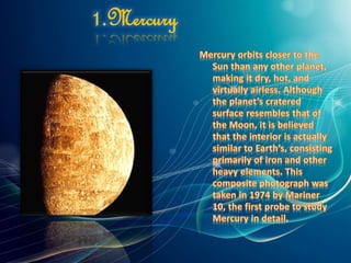 1.Mercury
 